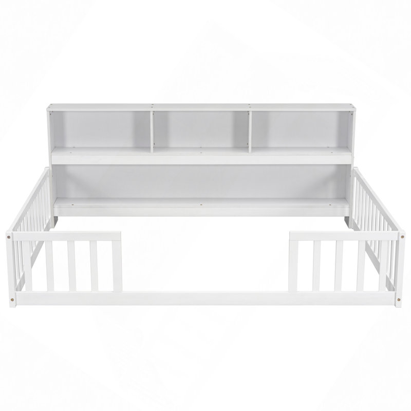 Jiah Yes Bed, Full, White
