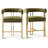 Chenille Upholstered Counter Stool-1503988582