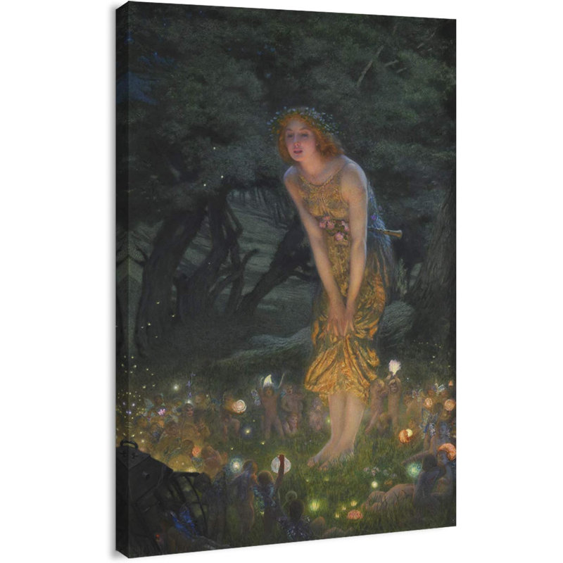 Célèbre œuvre d'art Edward Robert Hughes, conte de fées, Saint-Jean
