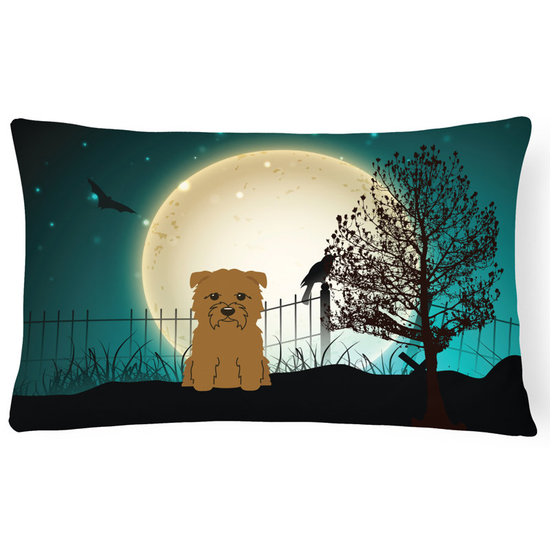 Coussin lombaire intérieur / extérieur Halloween, Brun clair