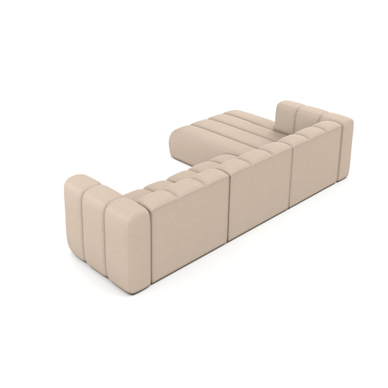 3 Seater Velvet Sectional