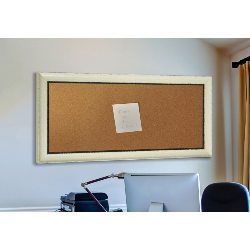 Linlin Wall Cork Bulletin Board, 4' H x 3' W