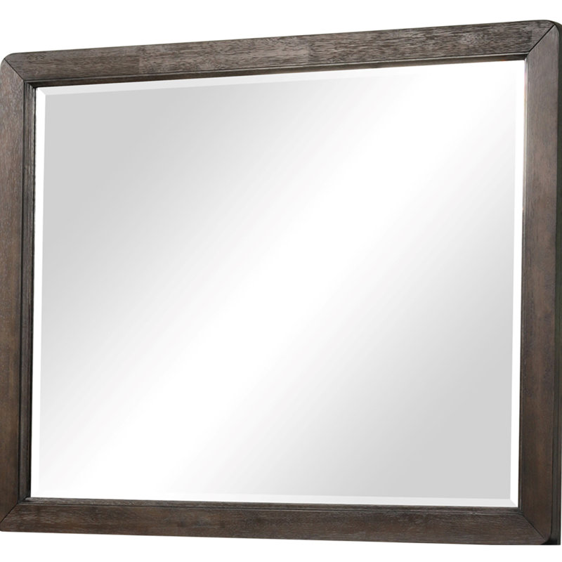 Miroir brun antique