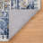 Machine Washable Non-Slip Oriental Blue/Beige Area Rug-1603410397