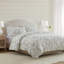 Ensemble d'édredon en coton beige Martha Martha-119136831-119136827