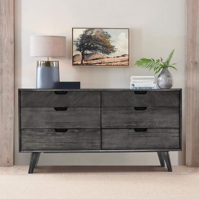 Cleckheat 61 " W 6 - Drawer Dresser