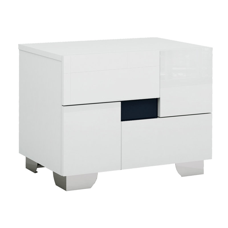 24'' W Nightstand, White