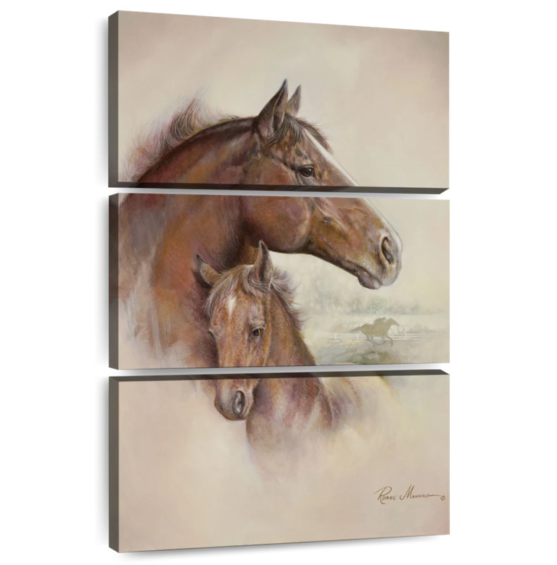 Brampt Race Horse III, 57" H x 36" W