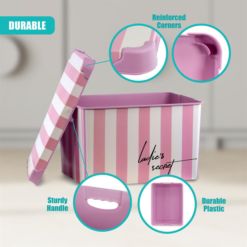 17 Stories Plastic Storage Tub & Tote