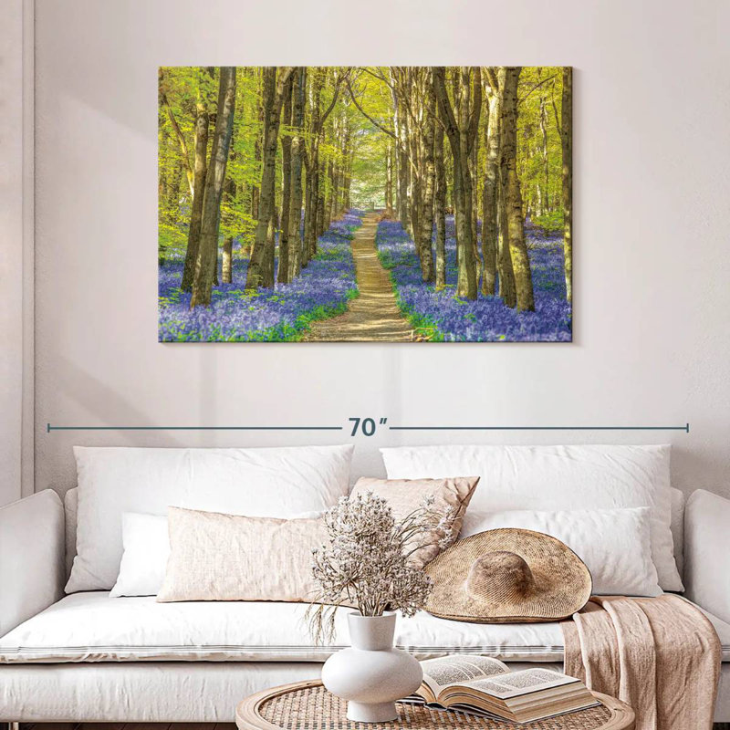 Forêt des jacinthes, H 30 po x l 45 po