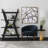 Higgins Faux Leather Barrel Chair