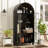 Charming Arched Storage Cabinet for Various Rooms, Enhancing Décor and Functionality