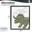 Cadre flottant You Are Brave Dinosaur, design par Elizabeth Tyndall-43839236-43839234