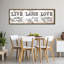 «Live Laugh Love», impression sur toile-1302320775