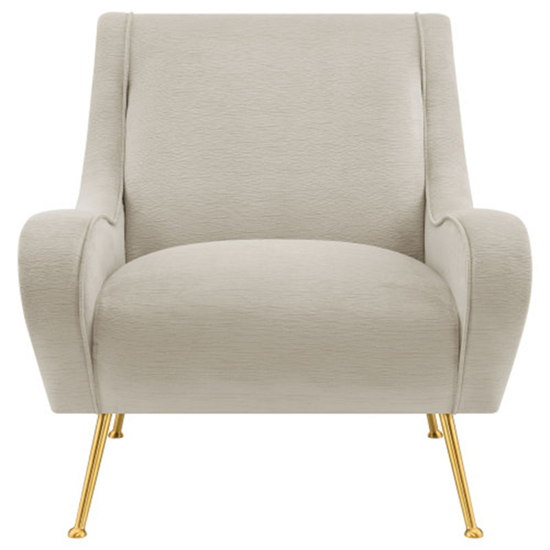 Fauteuil d'appoint à coussin serré Lundy Stone, Beige