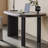 Black Oval Solid Wood Desks-108511065