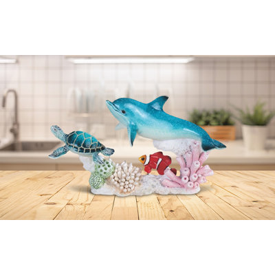 Ollins 8.75"W Marine Life Figurine Unique Gifts