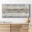 Lake House Rules - Toile tendue avec châssis de qualité supérieure - prête à être accrochée-455348140