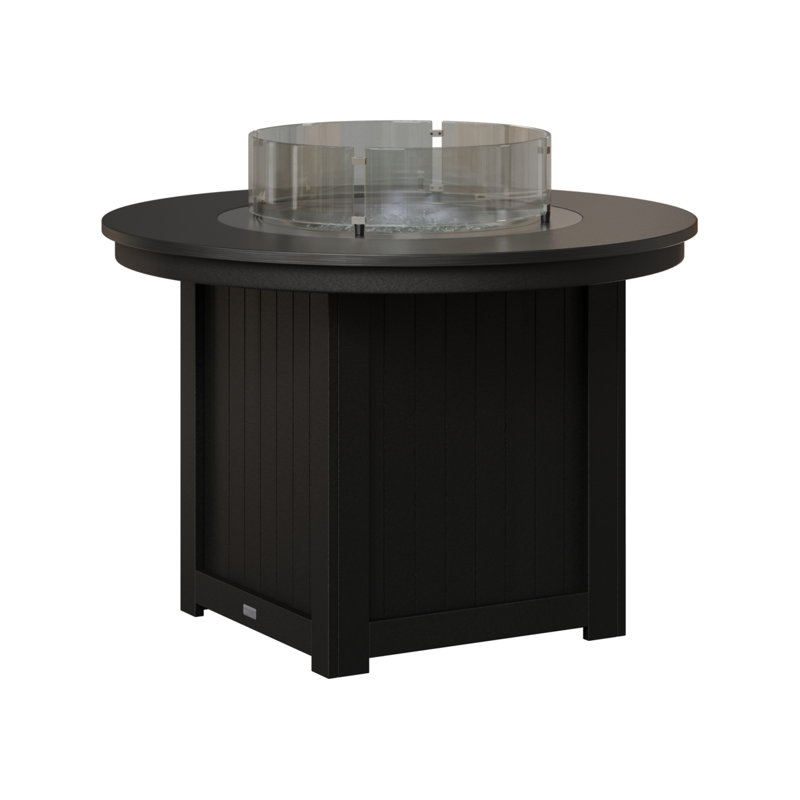 Foyer de table avec barre ronde 44 po Berlin Gardens Donoma, H 37 po x l 44 po x P 44 po