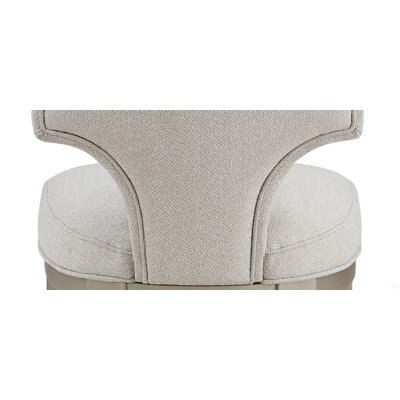 Ensemble de 2 chaises d'appoint au fini lin et champagne