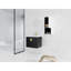 Meuble-lavabo 24 po avec lavabo en céramique et tablette latérale