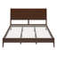 Base de lit plateforme en bois de bambou massif de style Mid-Century avec lattes de bois et support en métal-1773883910-1773883915