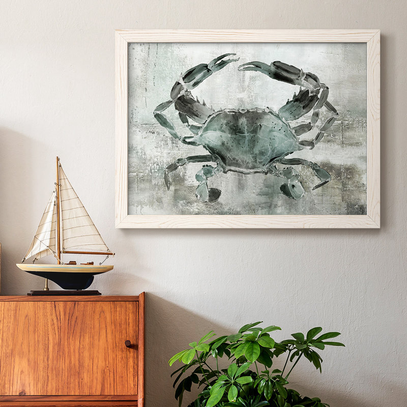Crabe neutre II, H 18 po x l 26 po x P 1,5 po, Blanc
