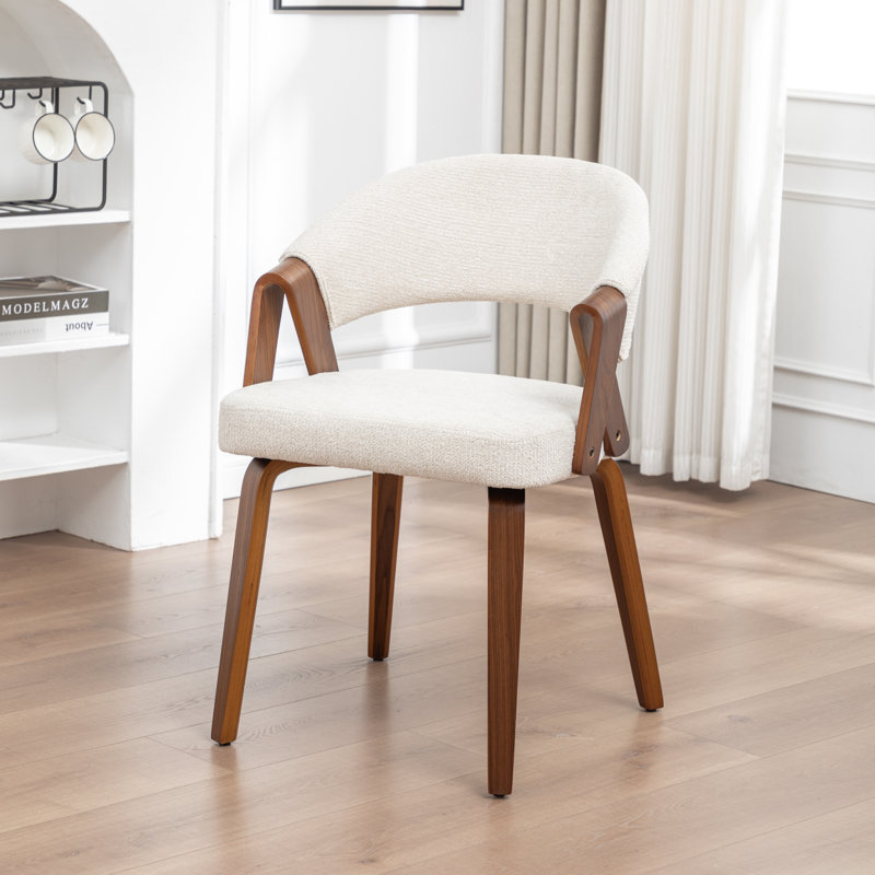 Chaise rembourrée Maven, Beige