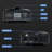 100W RGBW LED Beam Gobo Spot Light Moving Head Stage Lighting