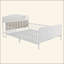 Structure de lit plateforme en métal avec lumière, lit en métal pour enfants avec tête de lit tapissier et rangement-767949091-767949089