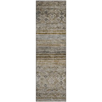 Premium Machine Washable Jaylin AMF1219 Global Rug