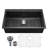33 inch Granite Kitchen Sink Top Mount Single Bowl Drop-In Basin for RV Bar