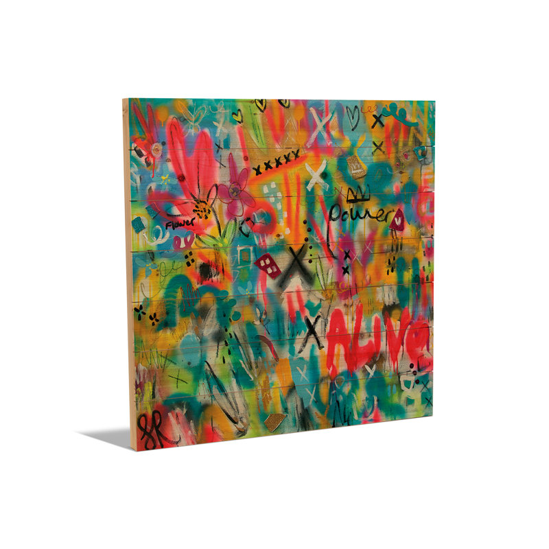 Reproduction d'art murale en bois - Alive par Samantha Redfern