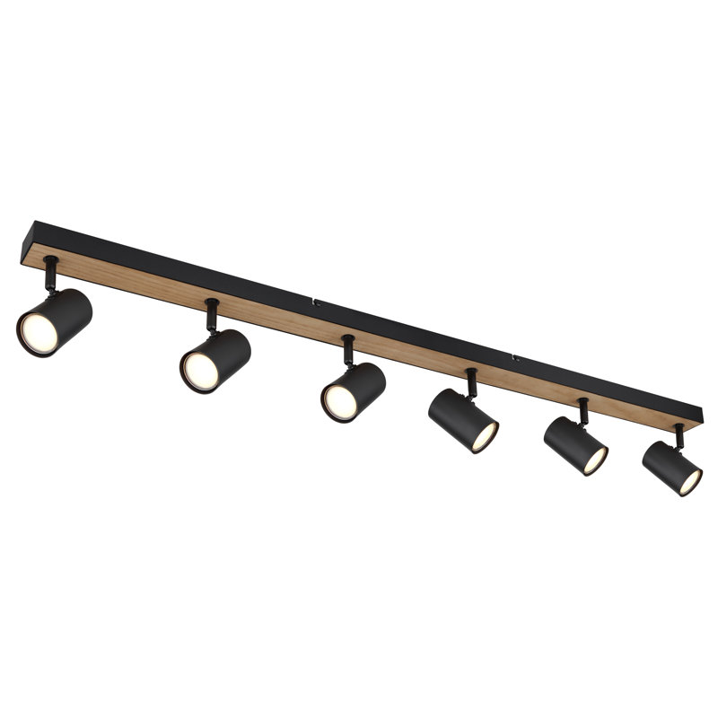 Spotlight, Matt black/walnut