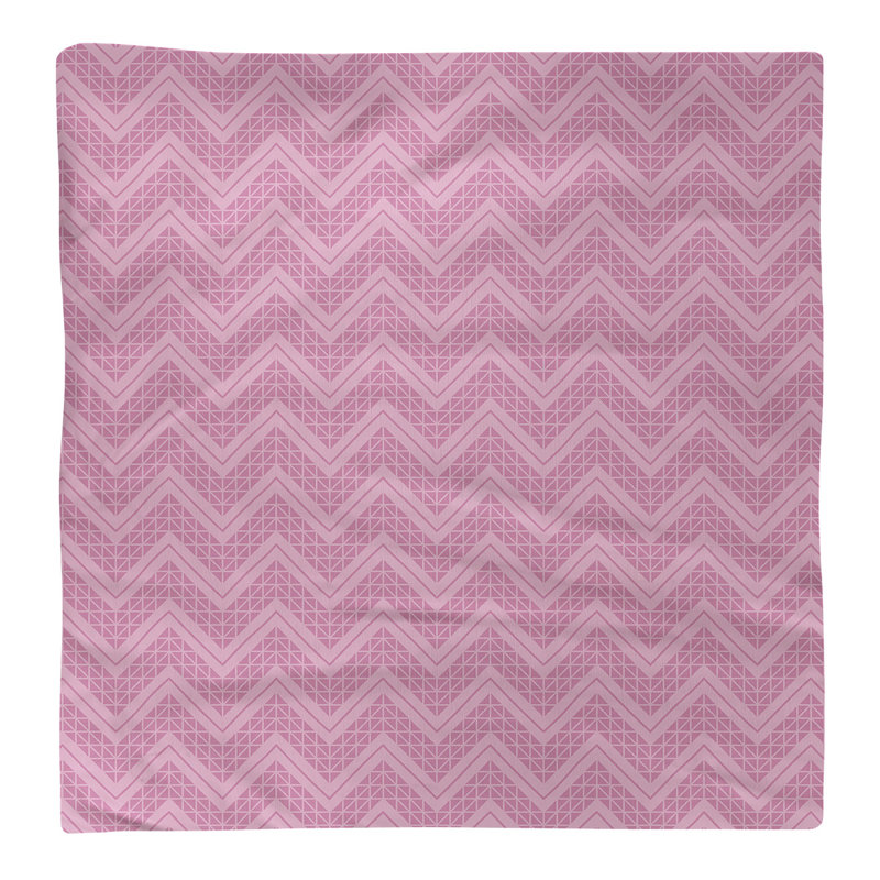 Serviette de coton à la main inversée classique Stephenie, H 0,1 po x l 22 po x P 22 po, Rose clair, Polyester sergé