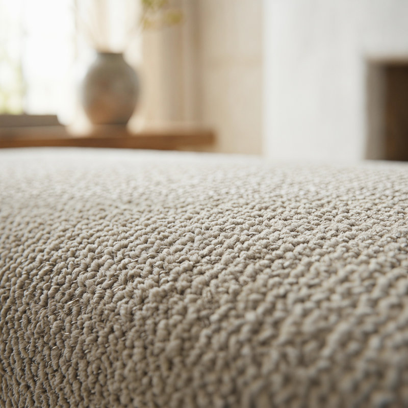 Banc de salle à manger en chenille Oatmeal - capacité de poids 300, aucun assemblage requis, multifonctionnel pour le salon, la chambre à coucher et le vestibule
