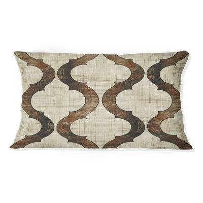 Motif lombaire brun et beige Ogee