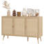 Buffet avec tiroirs de rangement, tablettes réglables, bois-79364152