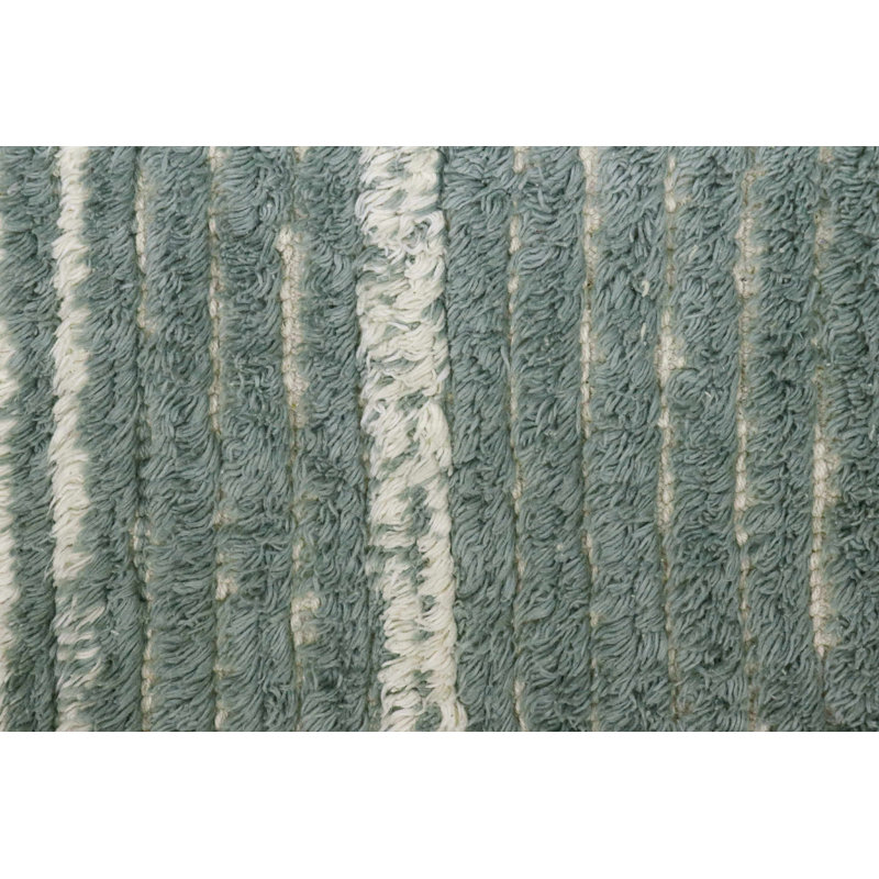 Reversible Washable Rug Twin Vintage Blue, Rectangle 2'7" x 4'7"