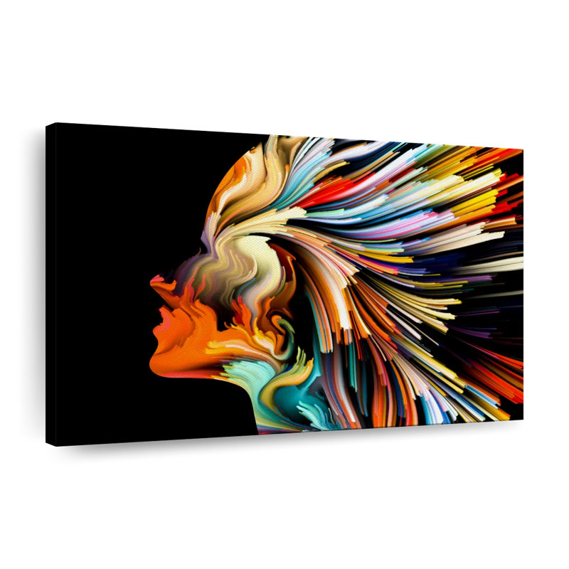 «Profile Profile I», reproduction sur toile, H 16 po x l 24 po x P 1,25 po