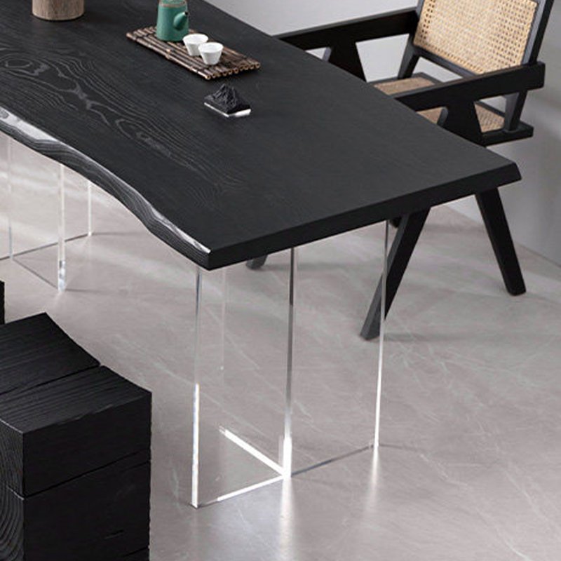 Bureau pratique en bois de pin durable, H 29,52 po x l 78,74 po x P 31,49 po