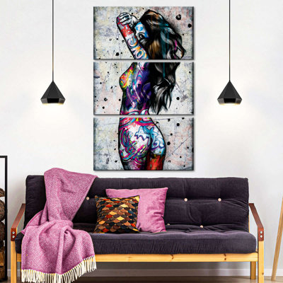 " Body Art " 3 - Pieces