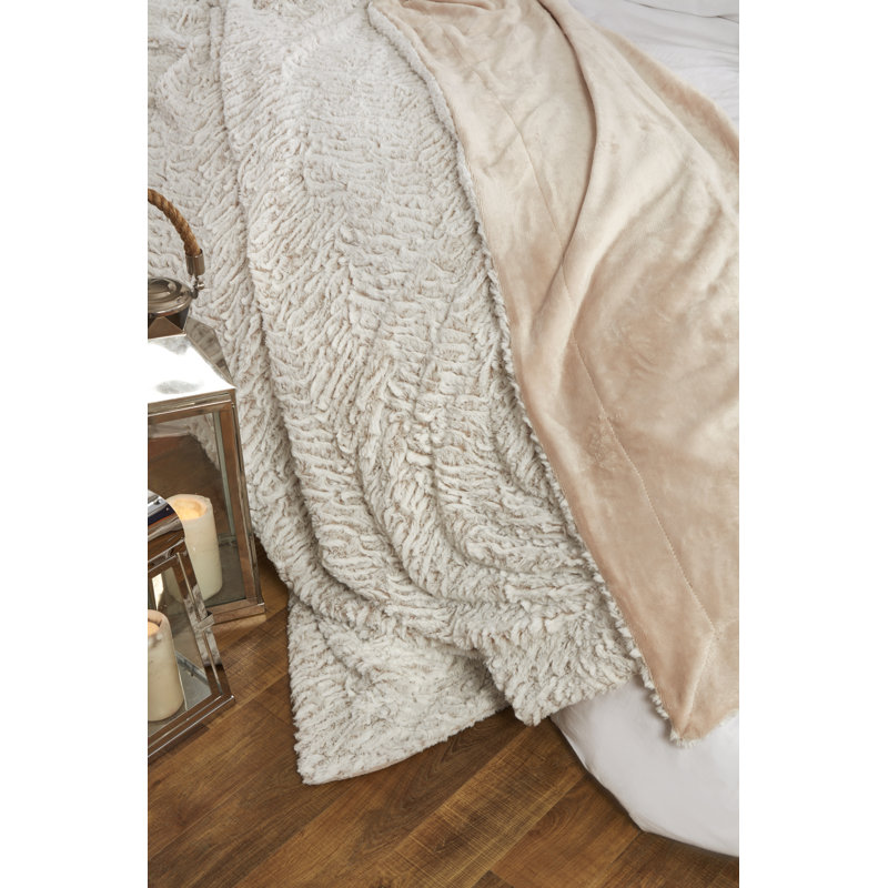 Plain Weave / Muslin Throw Blanket, Natural
