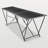 118" Folding Work Table, Portable Tri-Fold Workbench With Scale And Handle For Garage Workshop Home
