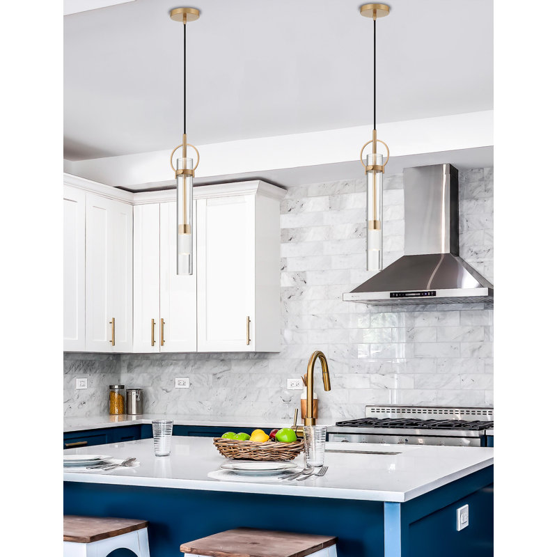 Evalyne 1 - Light LED Pendant, Matte Black