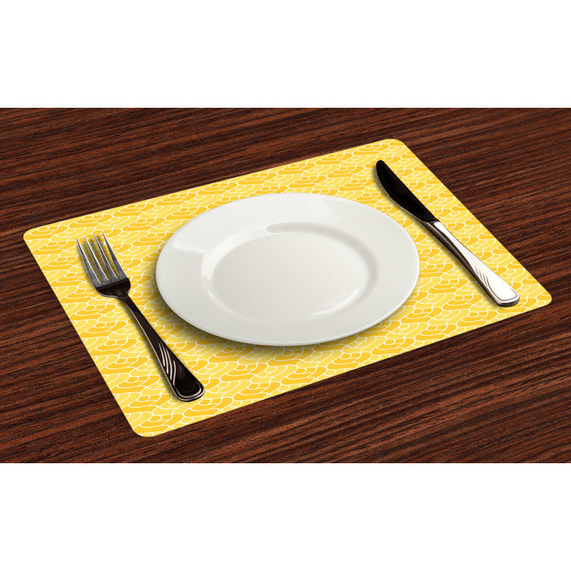 Polyester Patterned Rectangle Placemat