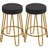 Cedernier Upholstered Counter Stool with Metal Frame-973475578