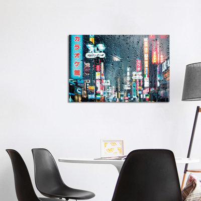 «Be derrière la fenêtre - Shibuya tokyo» par Philippe Hugonnard - reproduction de photo sur toile tendue