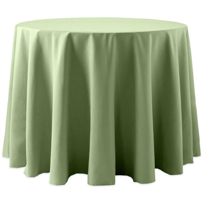 Yasser Eider & Ivory™ -2 Pack- Cotton-Feel 114-Inch Round Fine Dining Tablecloth, Burgundy Dark Red