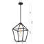 Luminaire suspendu linéaire à 1 lumière pour îlot de cuisine Makinley Farmhouse-309605634-298663582